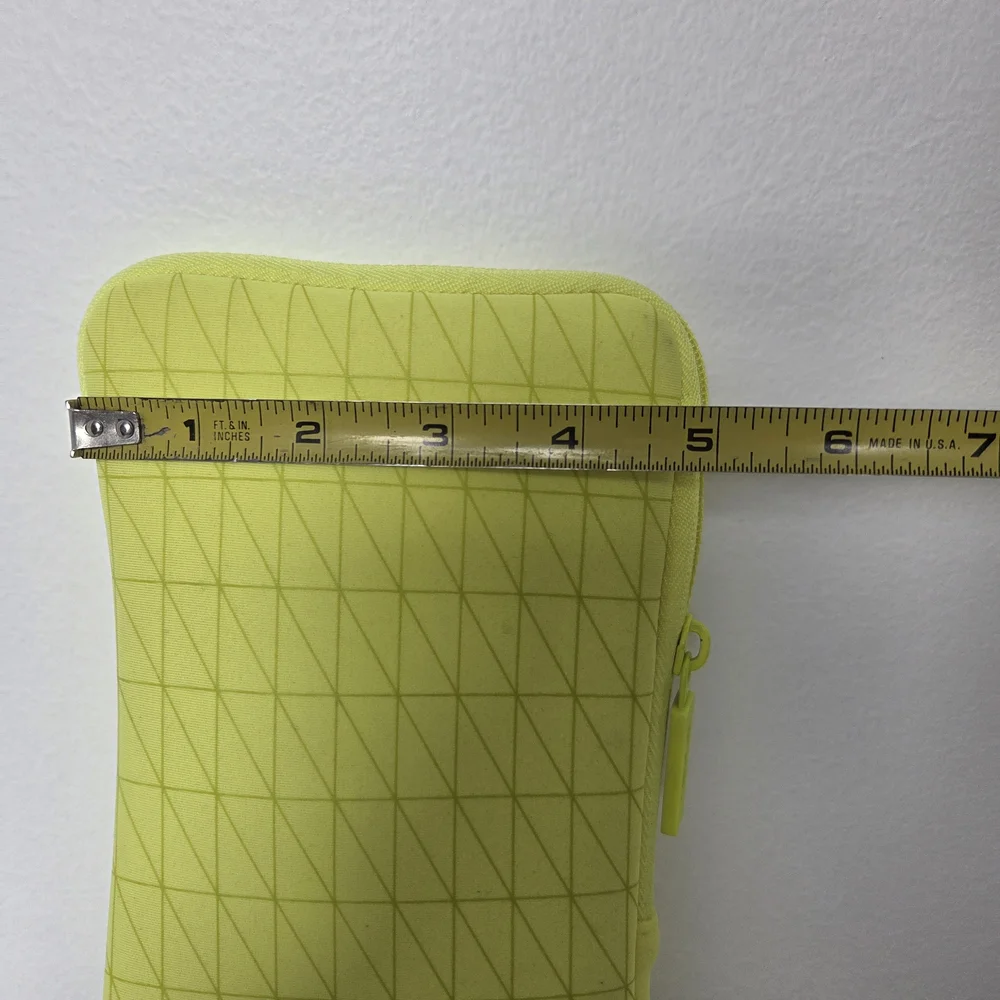 Yellow Geometric Tablet/Phone Sleeve - Padded Zip Case